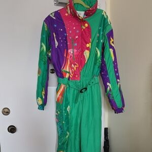 Ski Suit Colorful Size 12